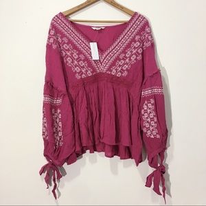 American Eagle ♡ bohemian blouse xxl NWT